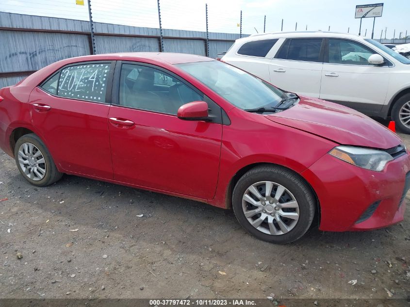 2014 TOYOTA COROLLA L/LE/S/S PLUS/LE PLUS - 2T1BURHE4EC192554