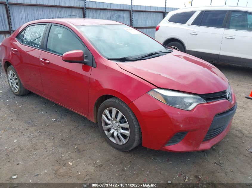 2014 TOYOTA COROLLA L/LE/S/S PLUS/LE PLUS - 2T1BURHE4EC192554