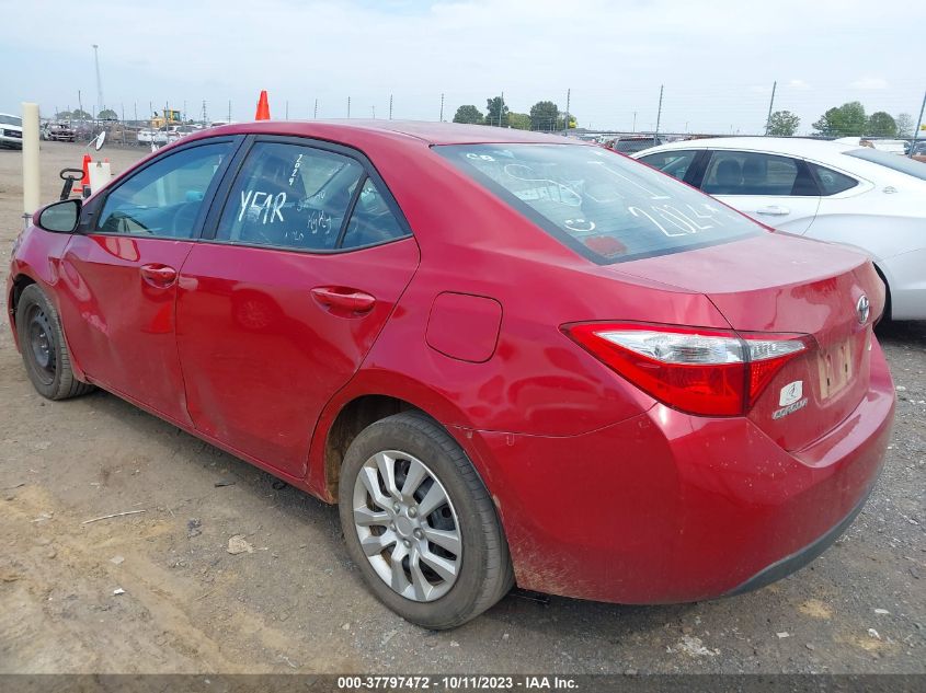 2014 TOYOTA COROLLA L/LE/S/S PLUS/LE PLUS - 2T1BURHE4EC192554