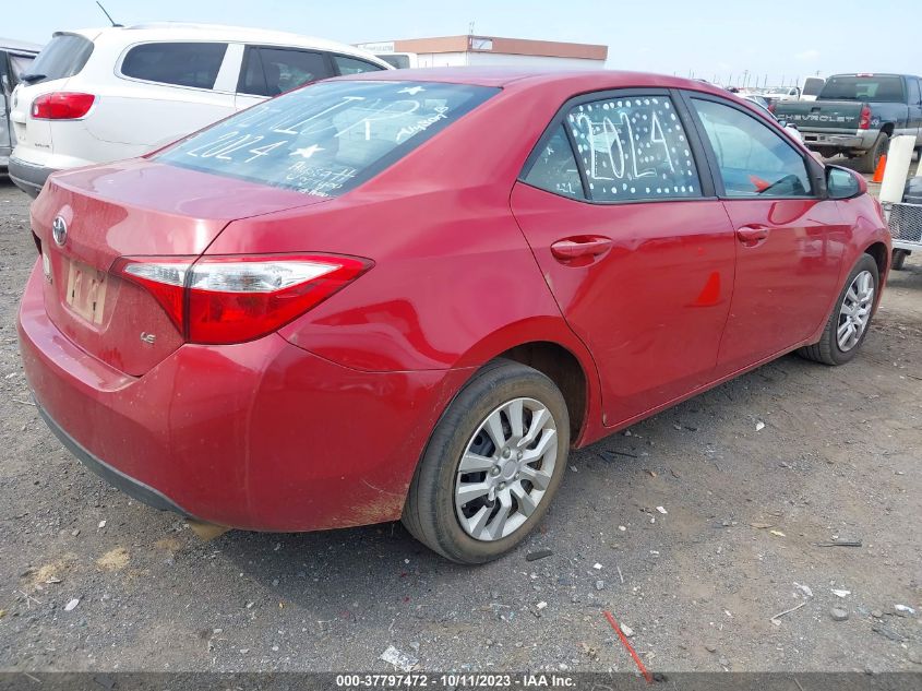 2014 TOYOTA COROLLA L/LE/S/S PLUS/LE PLUS - 2T1BURHE4EC192554