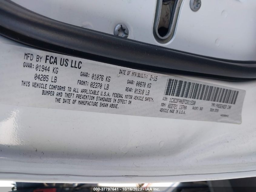 2015 DODGE DART SE - 1C3CDFAA2FD311530