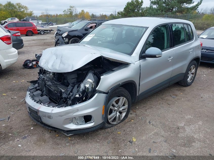 2014 VOLKSWAGEN TIGUAN S/SE/SEL/R-LINE - WVGBV3AX5EW548647