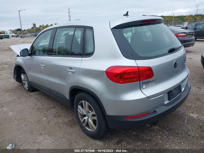 2014 VOLKSWAGEN TIGUAN S/SE/SEL/R-LINE - WVGBV3AX5EW548647