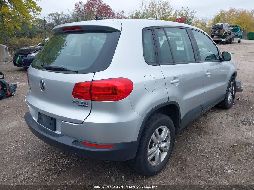 2014 VOLKSWAGEN TIGUAN S/SE/SEL/R-LINE - WVGBV3AX5EW548647