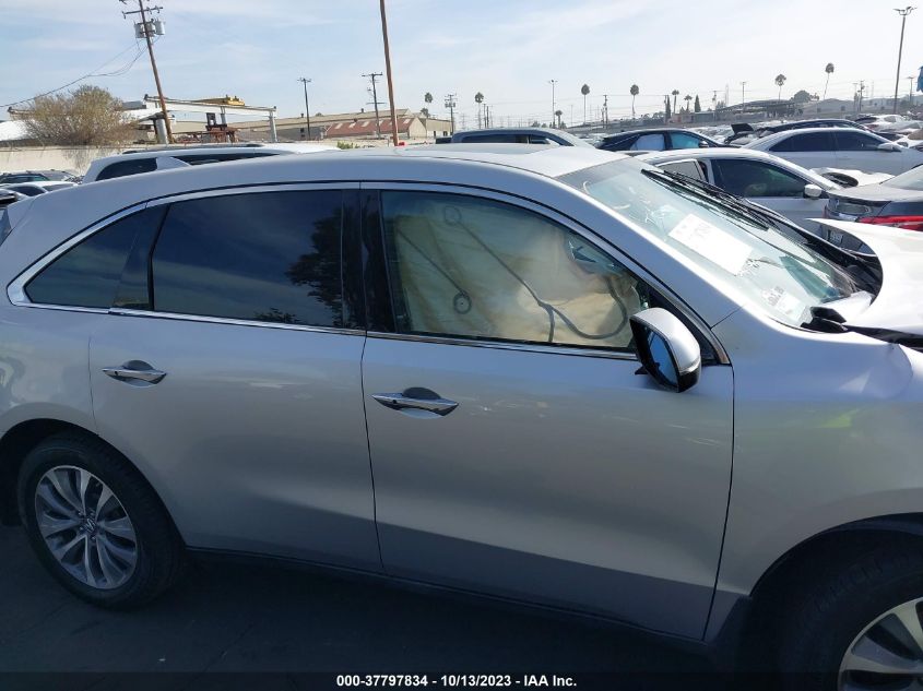 2014 ACURA MDX TECH PKG - 5FRYD3H41EB009264
