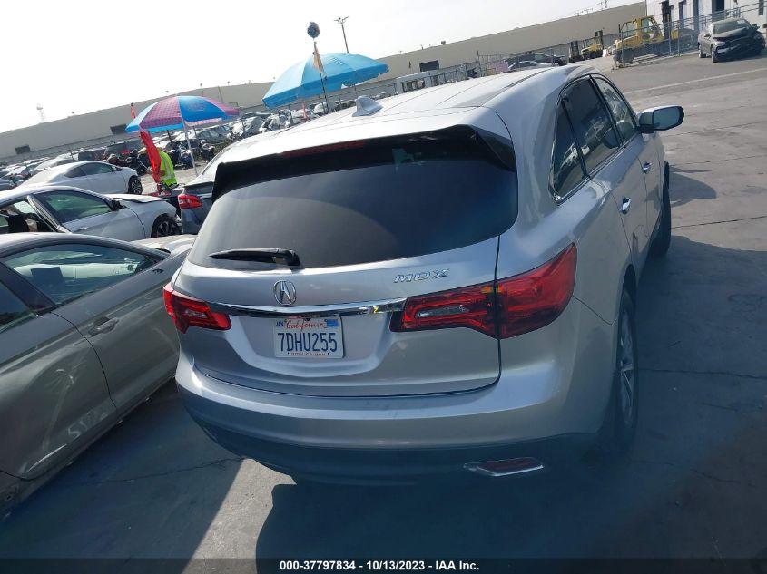 2014 ACURA MDX TECH PKG - 5FRYD3H41EB009264