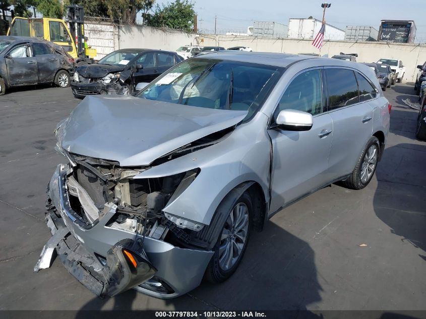 2014 ACURA MDX TECH PKG - 5FRYD3H41EB009264