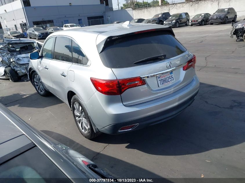 2014 ACURA MDX TECH PKG - 5FRYD3H41EB009264