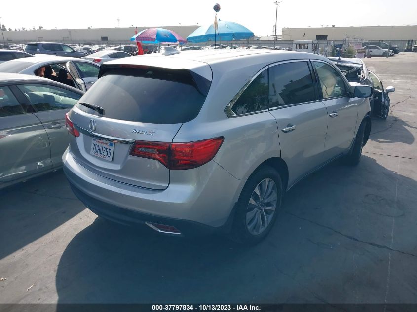2014 ACURA MDX TECH PKG - 5FRYD3H41EB009264