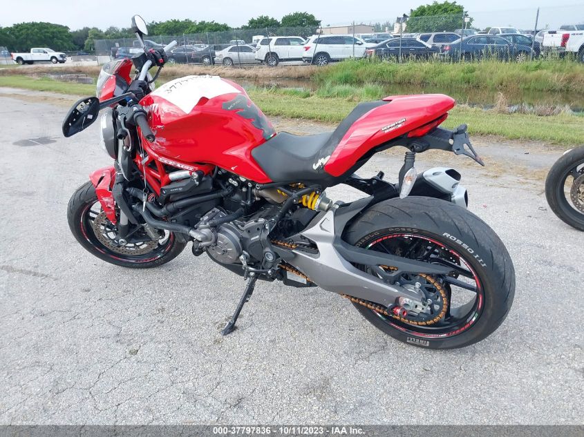 2020 DUCATI MONSTER 821 - ZDMMACLS3LB007423