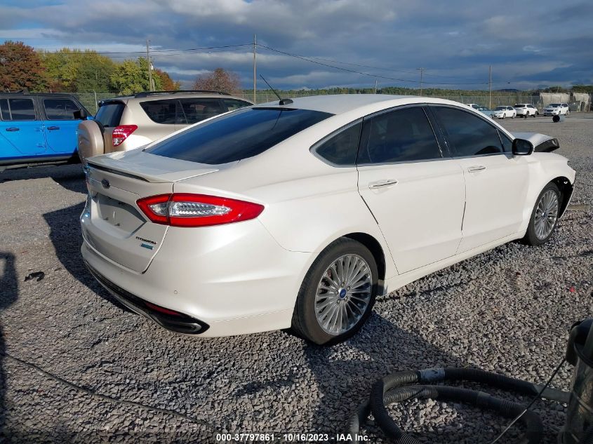 2014 FORD FUSION TITANIUM - 3FA6P0K91ER332687