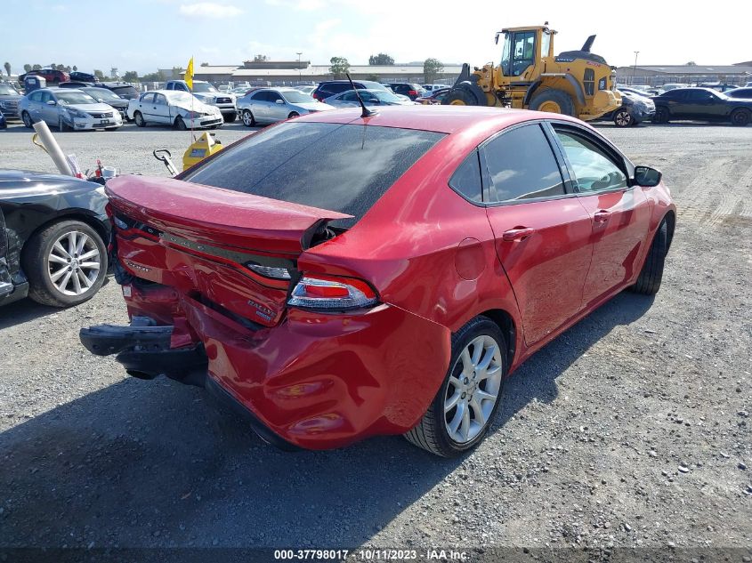 2013 DODGE DART RALLYE - 1C3CDFBH1DD643158