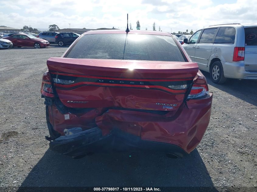 2013 DODGE DART RALLYE - 1C3CDFBH1DD643158