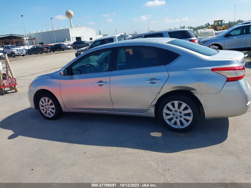 2014 NISSAN SENTRA S - 3N1AB7AP3EY203063