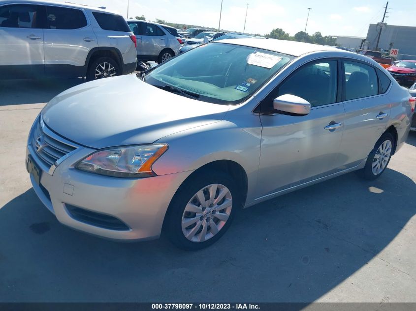 2014 NISSAN SENTRA S - 3N1AB7AP3EY203063