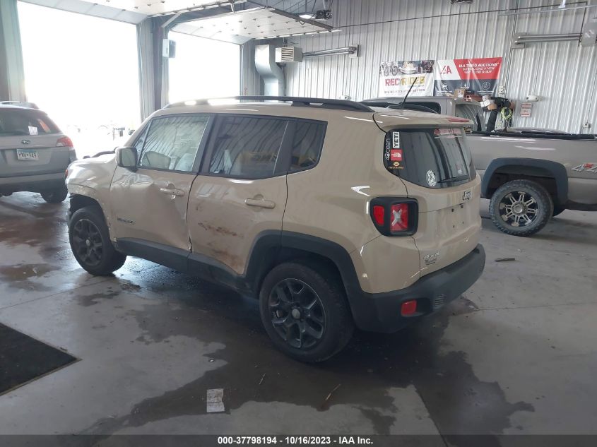 2016 JEEP RENEGADE LATITUDE - ZACCJBBT8GPC65184