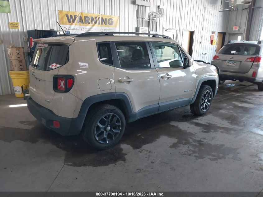2016 JEEP RENEGADE LATITUDE - ZACCJBBT8GPC65184