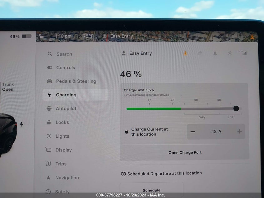 VIN 7SAYGDEFXNF392399 2022 TESLA MODEL Y