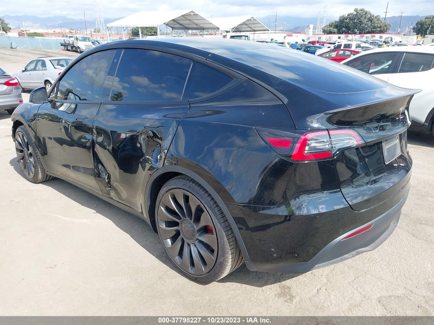 VIN 7SAYGDEFXNF392399 2022 TESLA MODEL Y