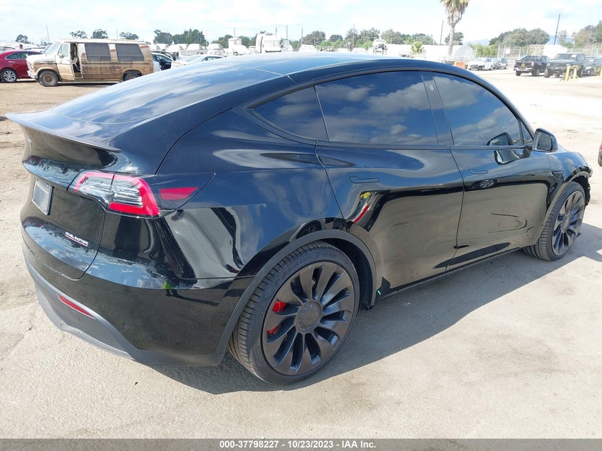 VIN 7SAYGDEFXNF392399 2022 TESLA MODEL Y