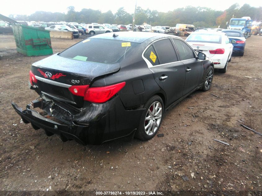 2014 INFINITI Q50 PREMIUM/SPORT - JN1BV7AR4EM688197
