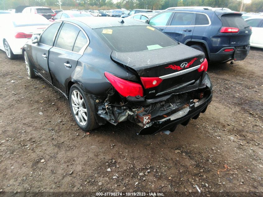 2014 INFINITI Q50 PREMIUM/SPORT - JN1BV7AR4EM688197