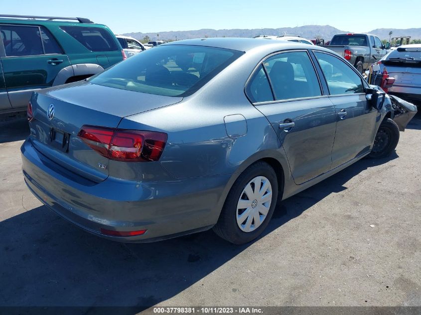 2016 VOLKSWAGEN JETTA SEDAN 1.4T S - 3VW267AJXGM383571