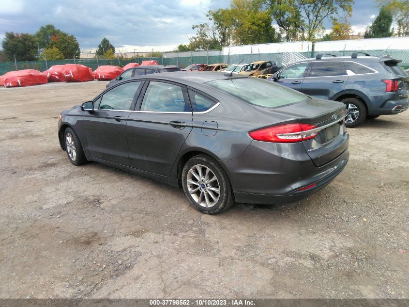 2017 FORD FUSION SE - 3FA6P0HD9HR375013