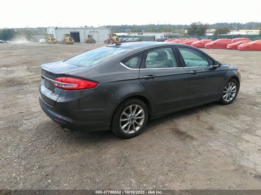 2017 FORD FUSION SE - 3FA6P0HD9HR375013
