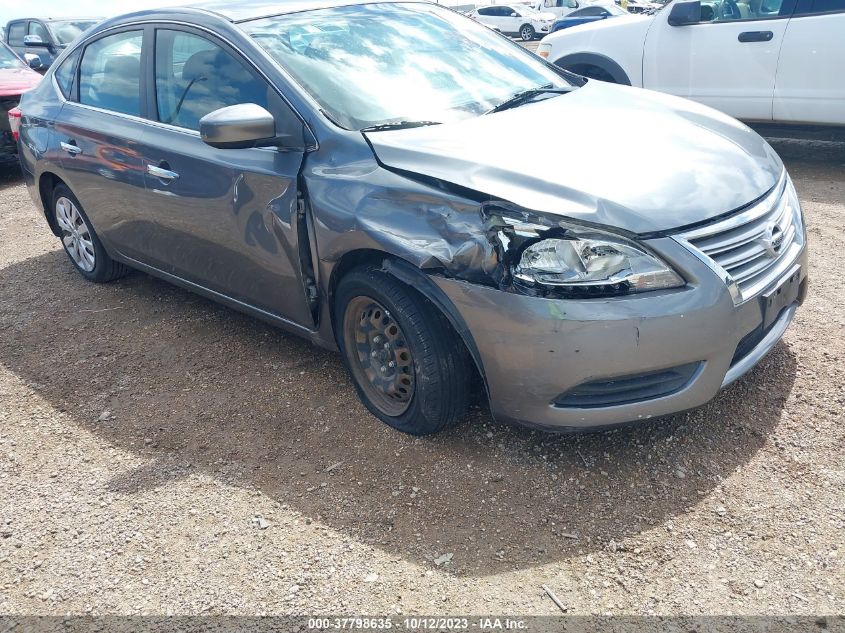 2015 NISSAN SENTRA S - 3N1AB7AP4FY225509