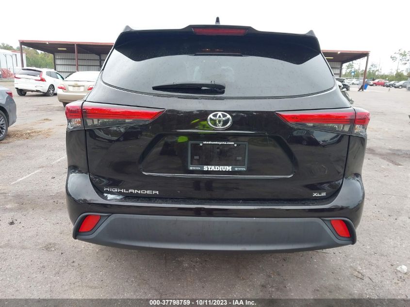 2021 TOYOTA HIGHLANDER XLE - 5TDHZRAH7MS034621