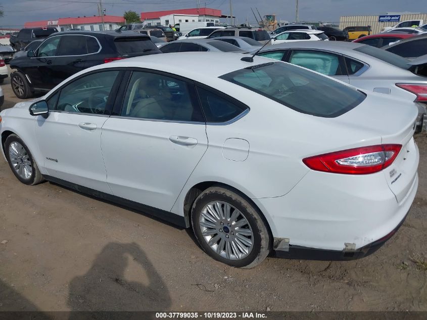 2014 FORD FUSION S HYBRID - 3FA6P0UU1ER190469