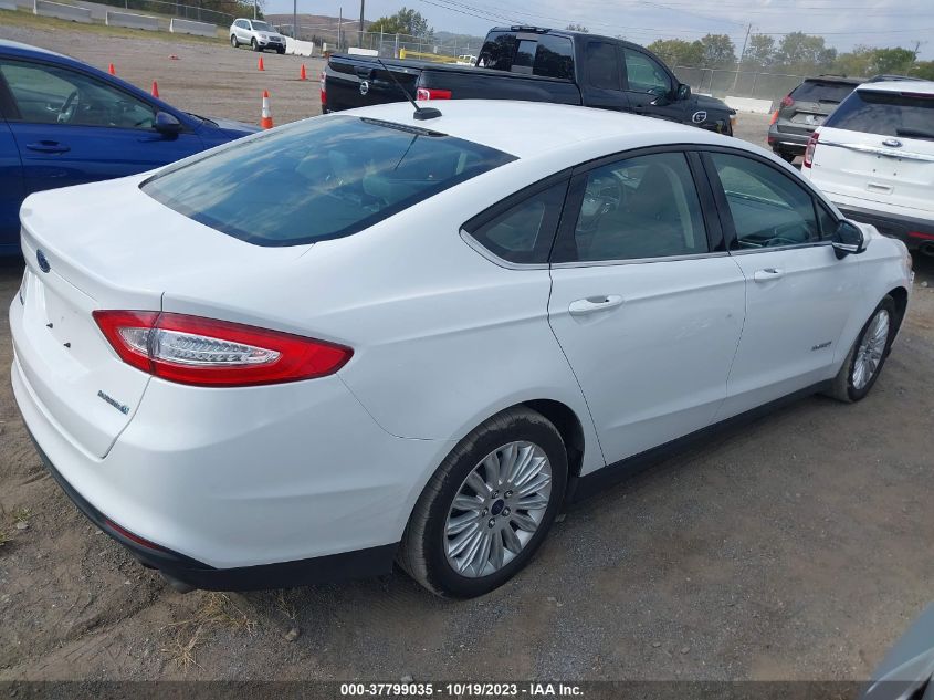 2014 FORD FUSION S HYBRID - 3FA6P0UU1ER190469