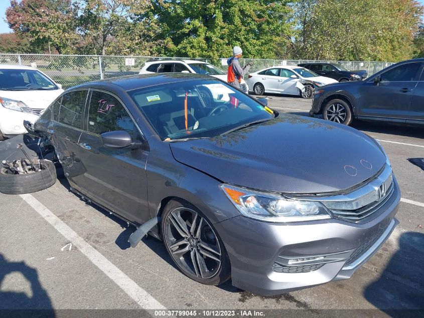 Lot #2523114783 2016 HONDA ACCORD SPORT salvage car