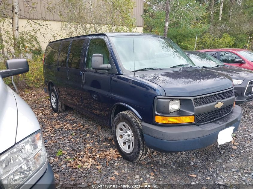 2014 CHEVROLET EXPRESS PASSENGER LS - 1GNSHBF44E1192717
