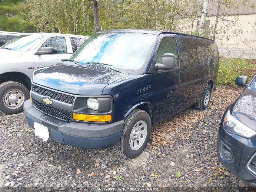 2014 CHEVROLET EXPRESS PASSENGER LS - 1GNSHBF44E1192717
