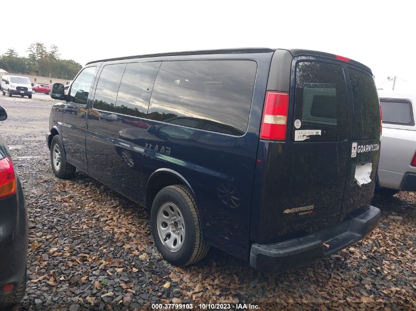 2014 CHEVROLET EXPRESS PASSENGER LS - 1GNSHBF44E1192717