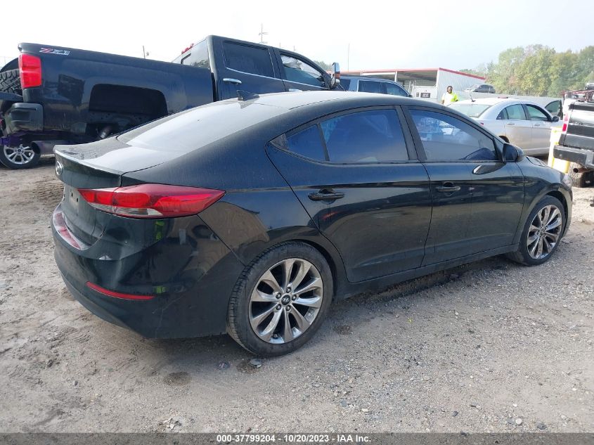 2017 HYUNDAI ELANTRA SE - KMHD74LF3HU394887