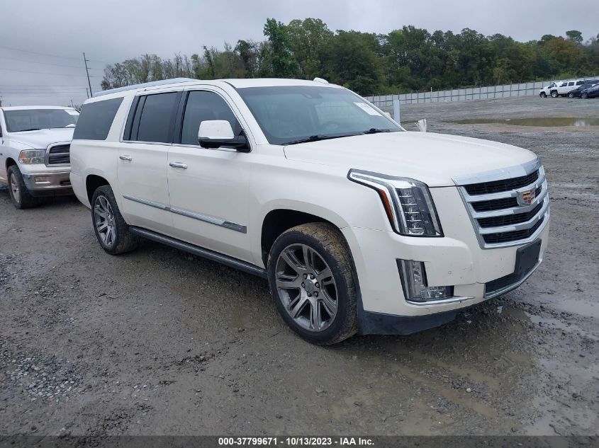 Lot #2539238196 2015 CADILLAC ESCALADE LUXURY salvage car