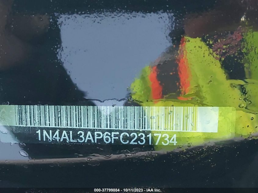 2015 NISSAN ALTIMA 2.5 SL - 1N4AL3AP6FC231734
