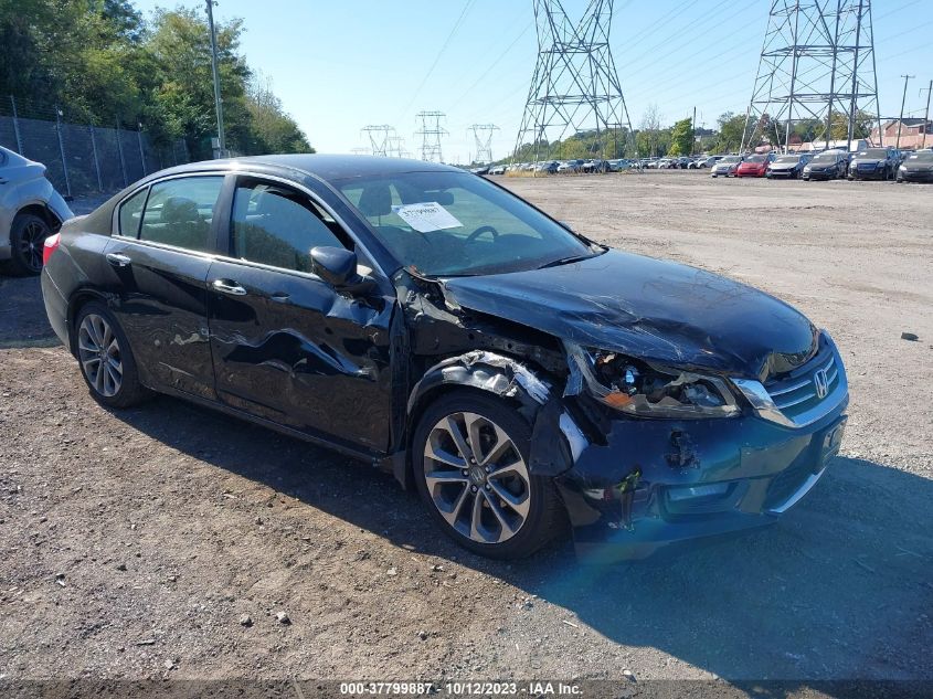 2014 HONDA ACCORD SEDAN SPORT - 1HGCR2F52EA005253