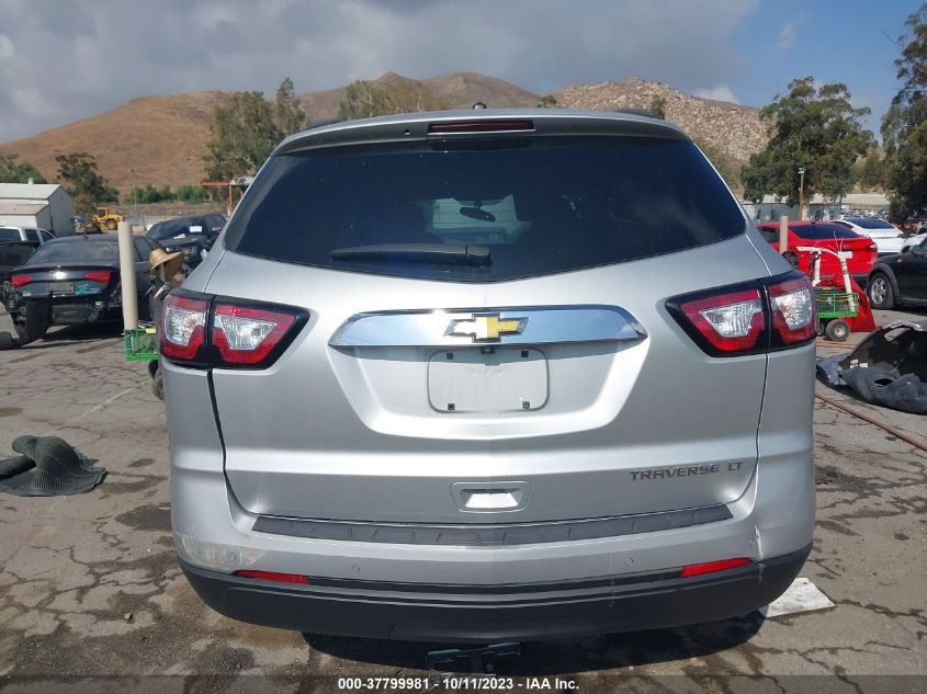 2015 CHEVROLET TRAVERSE LT - 1GNKRGKD0FJ124786