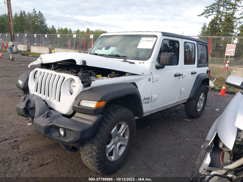 1C4HJXDN7LW149974 Jeep Wrangler Unlimited SPORT S 2