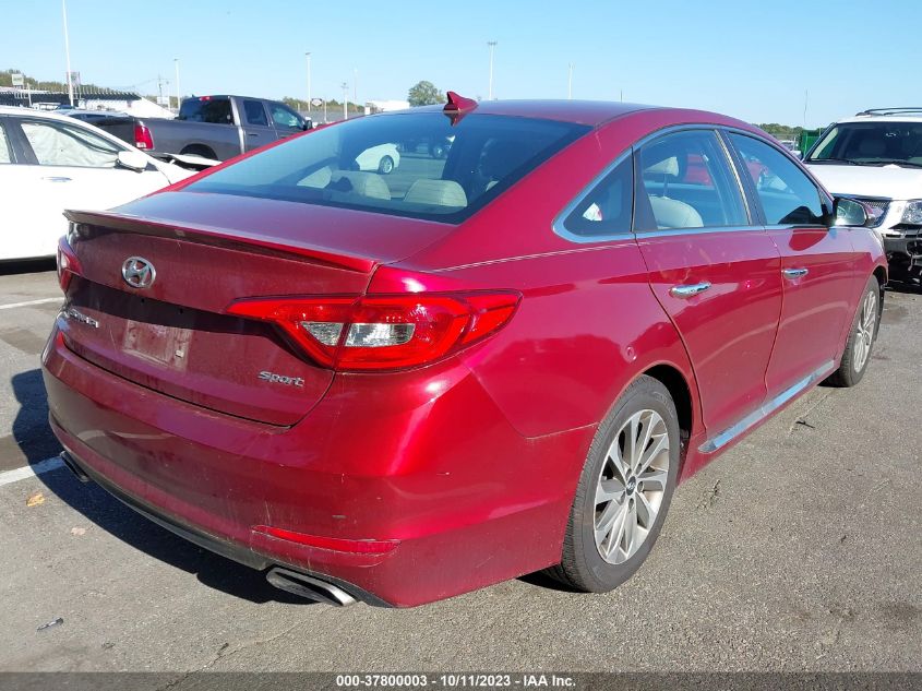 2015 HYUNDAI SONATA 2.4L SPORT - 5NPE34AFXFH110301