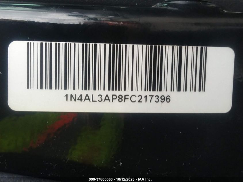 2015 NISSAN ALTIMA 2.5 S - 1N4AL3AP8FC217396