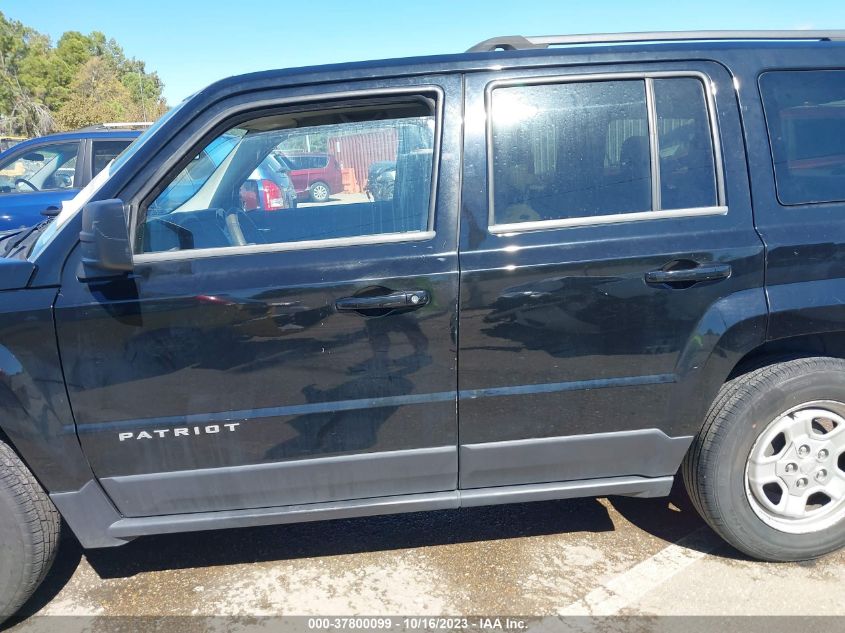 2014 JEEP PATRIOT SPORT - 1C4NJPBB0ED547277