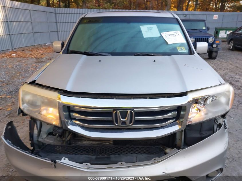 2013 HONDA PILOT EXL - 5FNYF4H54DB014709