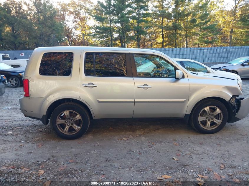 2013 HONDA PILOT EXL - 5FNYF4H54DB014709