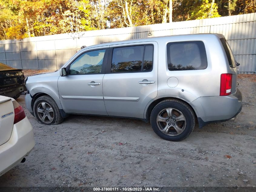 2013 HONDA PILOT EXL - 5FNYF4H54DB014709