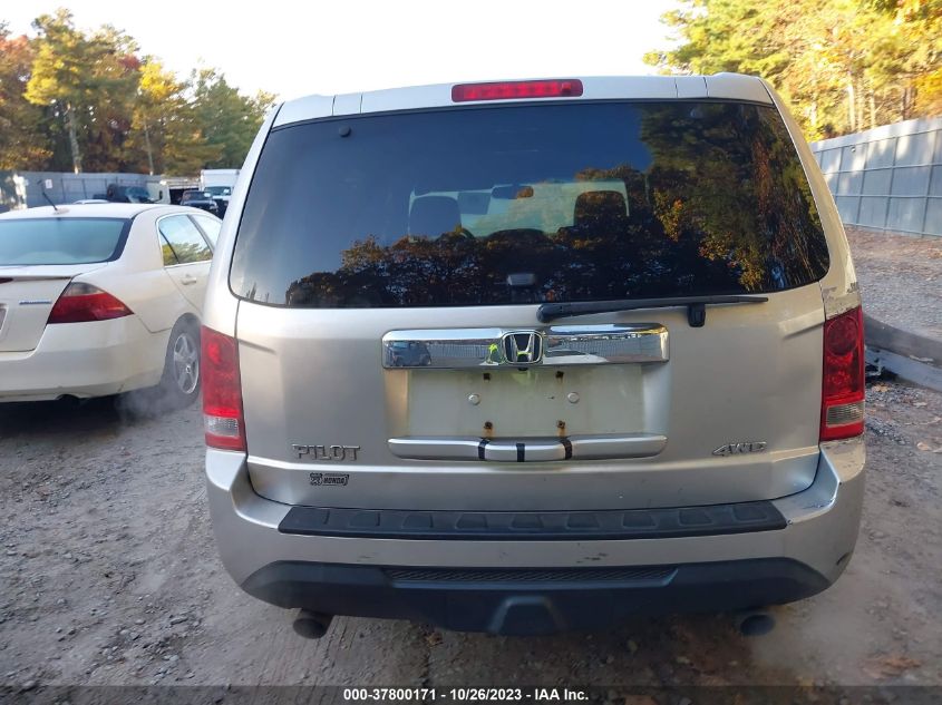 2013 HONDA PILOT EXL - 5FNYF4H54DB014709